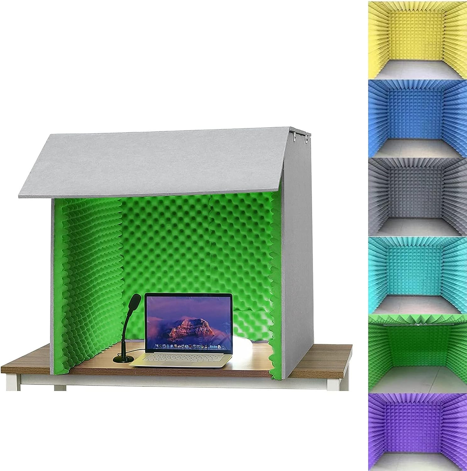 Portable Sound Recording Vocal Booth Box,Desktop