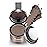 Acomler Instantly Root Cover Up Hairline Shadow Powder,Root Touch Up Hair Color,Dark Brown for Thinning Hair, Grey Hair Coverage Hair Powder for Women Men with Eyebrows, Beard Line, Bald Spots (Brown)