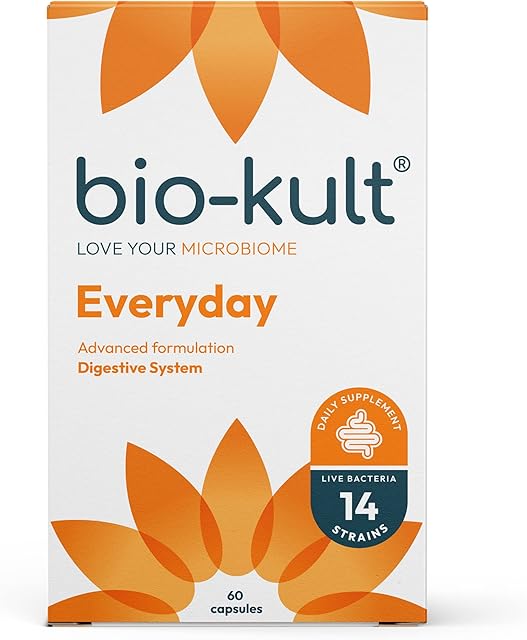 Bio-Kult Advanced Multi-Strain Formulation for Digestive System,60 Count (Pack of 1)