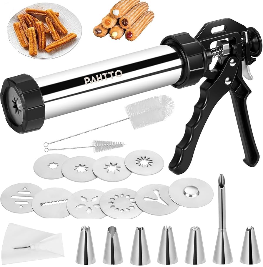 Amazon.com: PAHTTO Churro Maker Machine, Stainless Steel