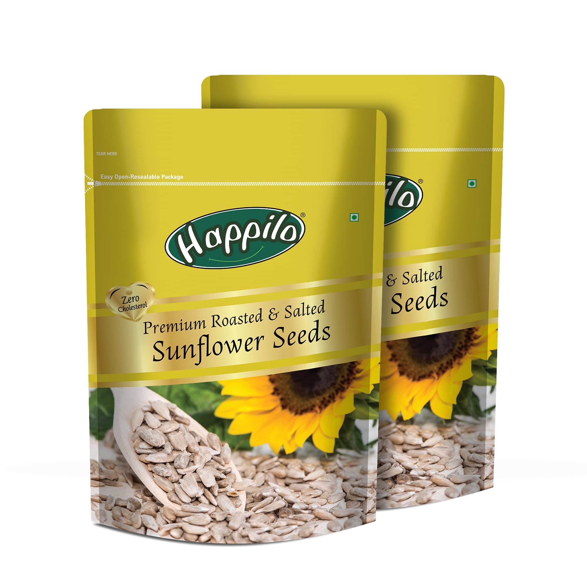 Happilo Premium Roasted & Salted Sunflower seeds (No shells) 250g ( Pack of 2 ), (8906081123466_Grocery) (B07Q5B1G5S) Amazon Price History, Amazon Price Tracker
