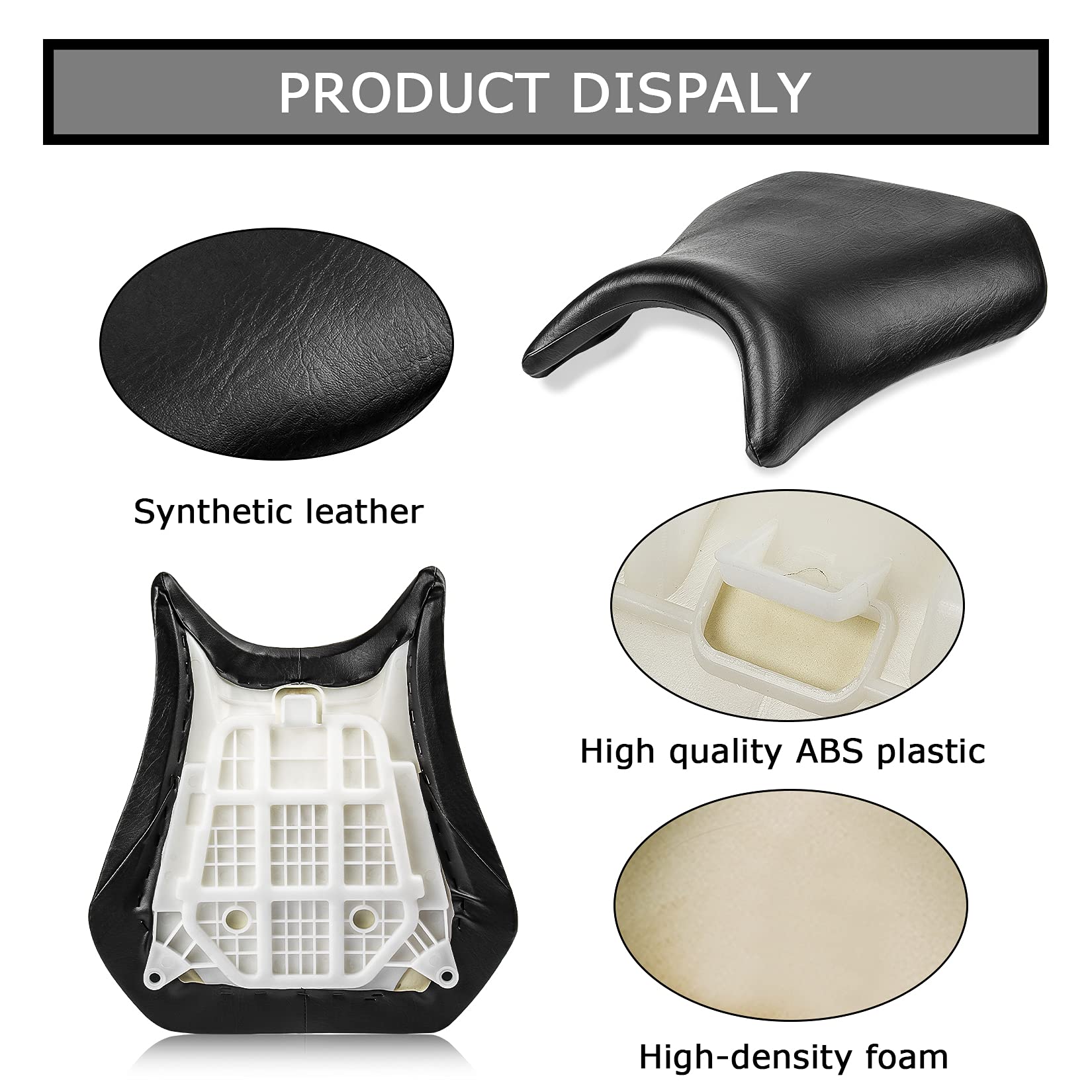 Motocicleta Delantero Rider Asiento Cojín para YZF R1 2002-2003