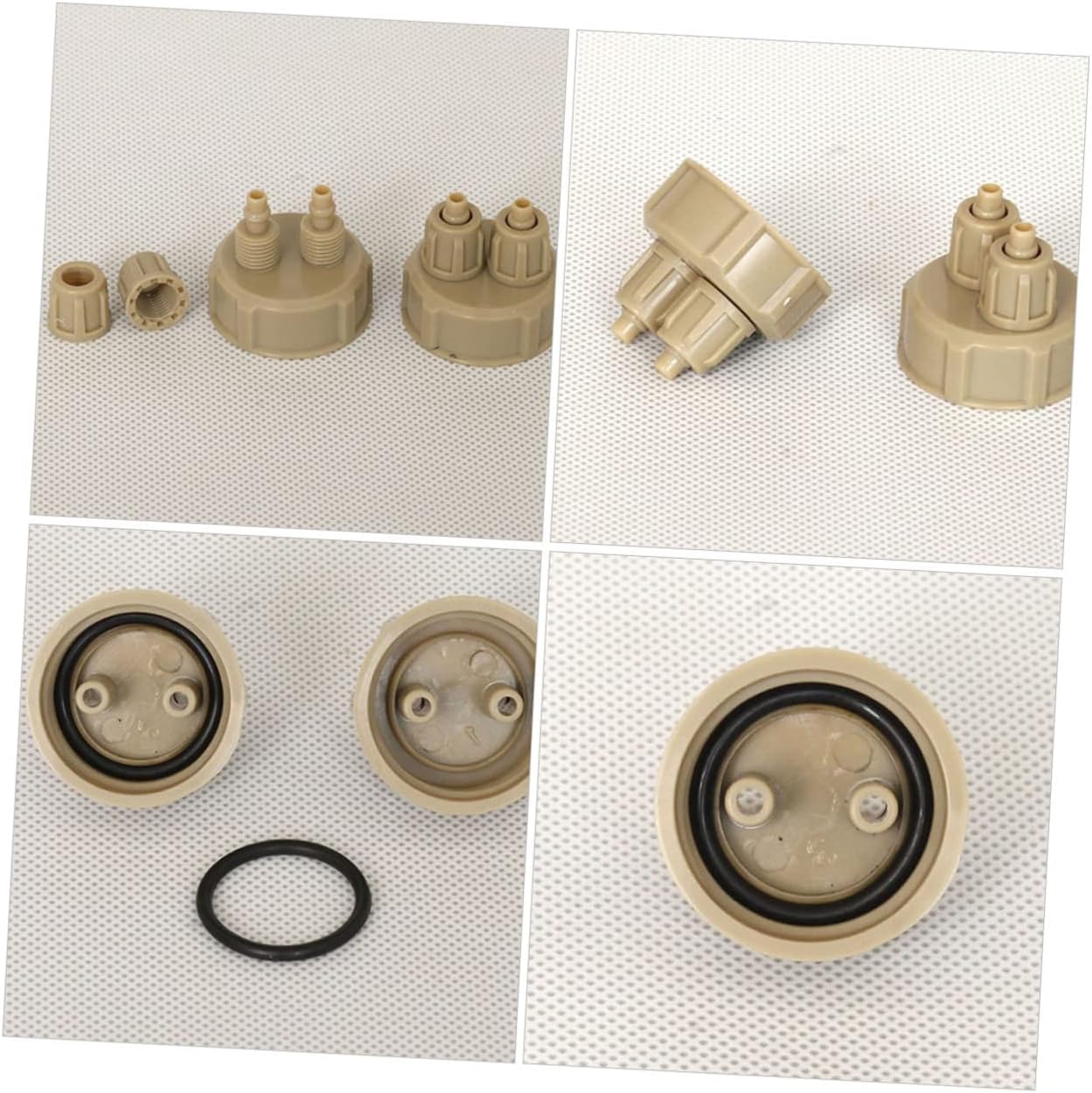 3pcs Carbon Dioxide generator, DIY Brine Shrimp Hatchery Kit Aquarium Bottle Cap DIY Aquarium Plants System.