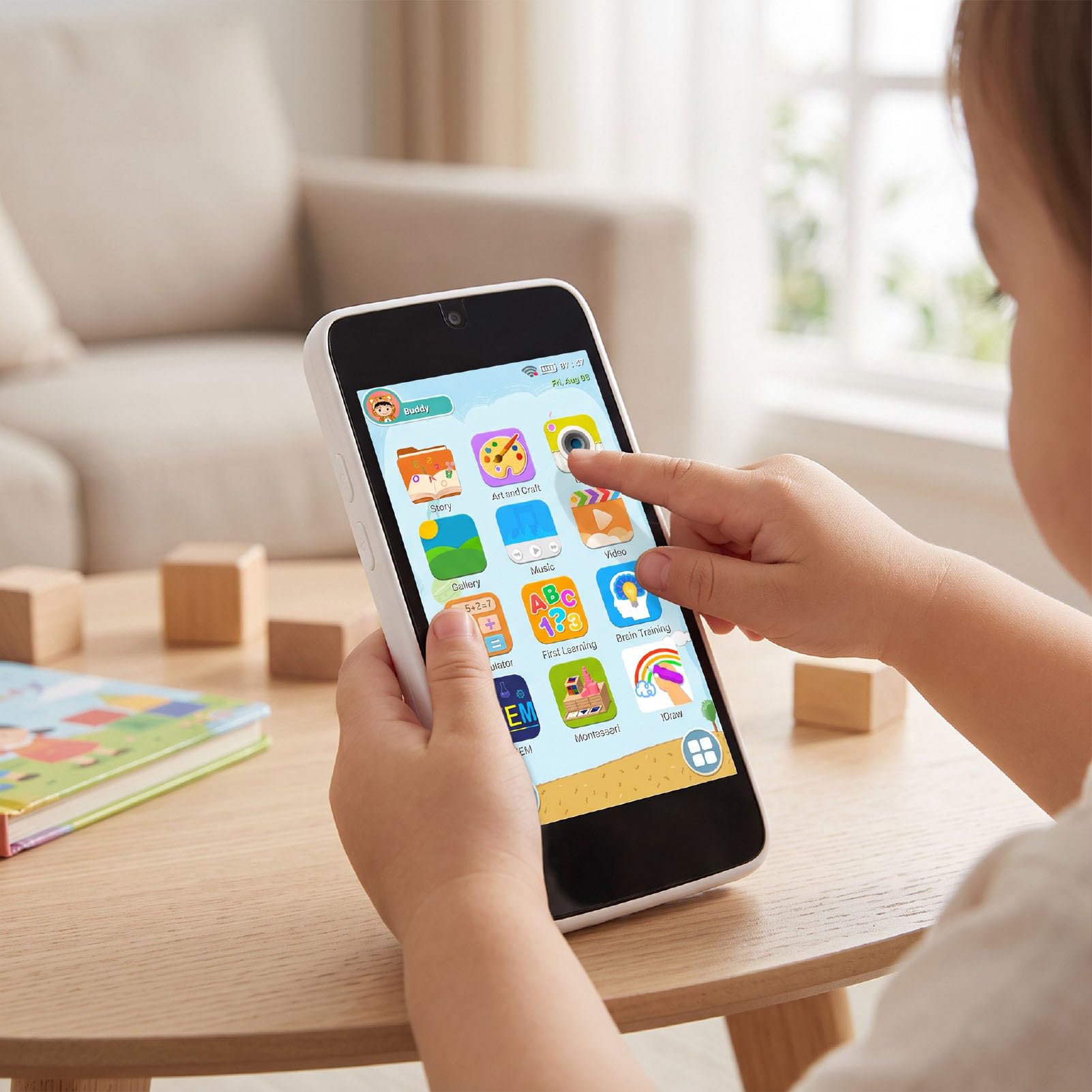 XUMIUZIY Giocattolo per Smartphone per Bambini, Telefono Cellulare