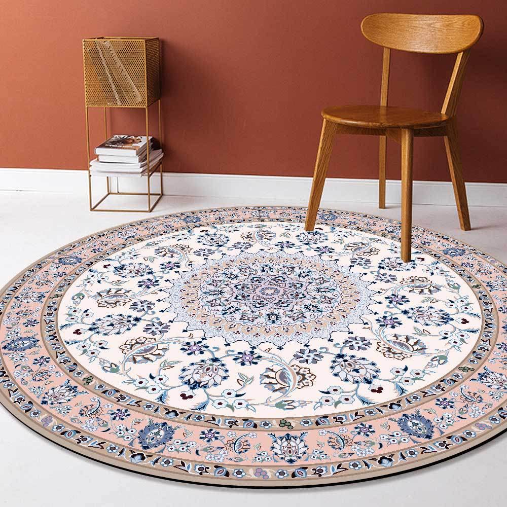 Tapis rond style ethnique chic pour transformer l'atmosphère de votre salle à manger