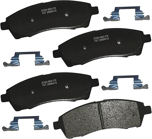 Vista 98 de Bendix Premium SBM8 - Pastillas de freno semimetálicas Premium para modelos seleccionados Buick Special, Camaro, Corvette, Phaeton, Olds F85, Vista