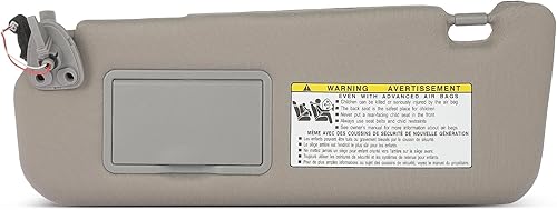 Miniatura 91 de SCITOO Visera solar para automóvil con espejo apto para 2010-2015 para CX-9 gris con techo solar (lado izquierdo del conductor)