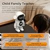 Fabater AI Desktop Companion, Voice Chat Desk Robot Companion, Emotional Interaction, Voice Activated Light & Alarm Clock, Interactive Electronic Pet with LED Facial Expressions