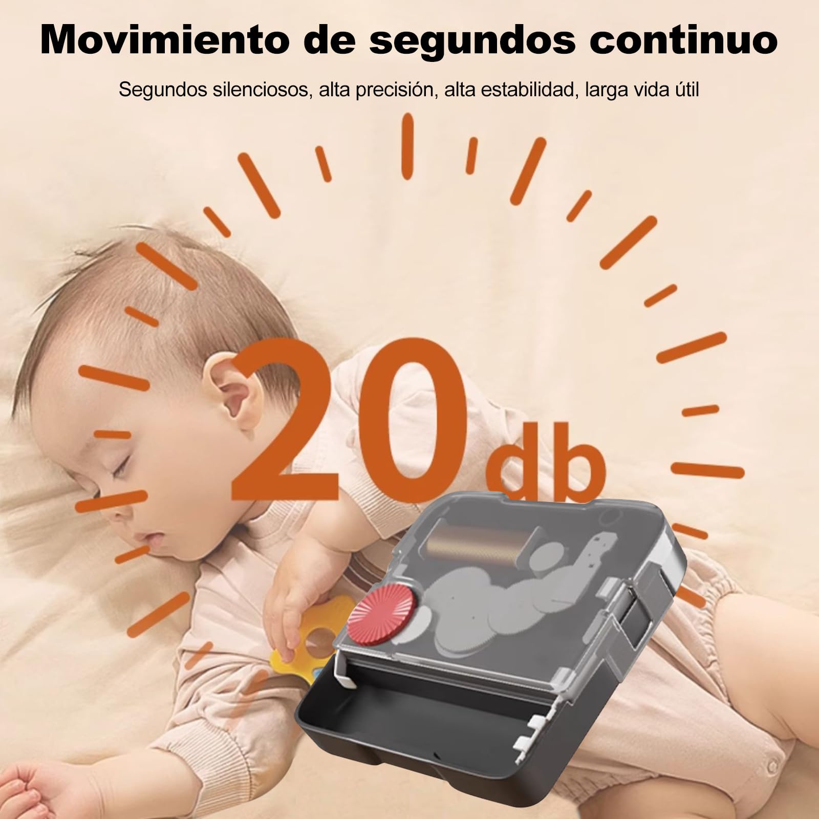 Ergocar Reloj De Pared,Reloj De Pared De Metal Creativo Moderno y Silencioso, Alimentado por Batería, Adecuada para Decorar Sala De Estar, Cocina, Dormitorio, Oficina