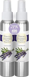 Victoria's Lavender Room Fragrance Spray - Air Freshener & Odor Eliminator - Lavender Spray - Luxury Essential Oil Scent for Home & Bathroom - Aromatherapy Relaxation & Stress Relief- 2 Pack, 4 oz