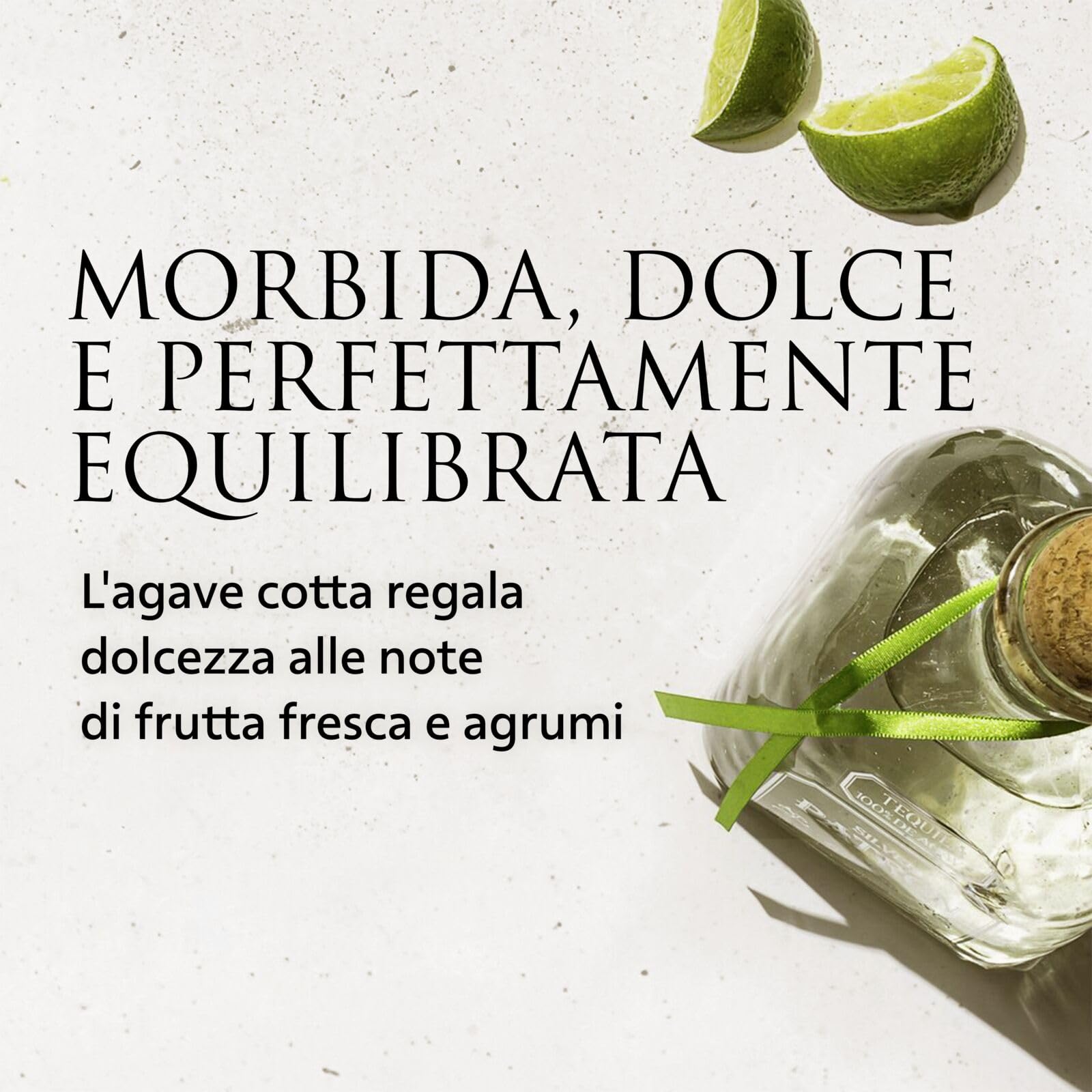 PATRÓN Silver Premium Tequila, Vol. 40%, 70 cl / 700 ml, creata in Messico con metodi artigianali in piccoli lotti a partire dal 100% della migliore agave Weber Blue