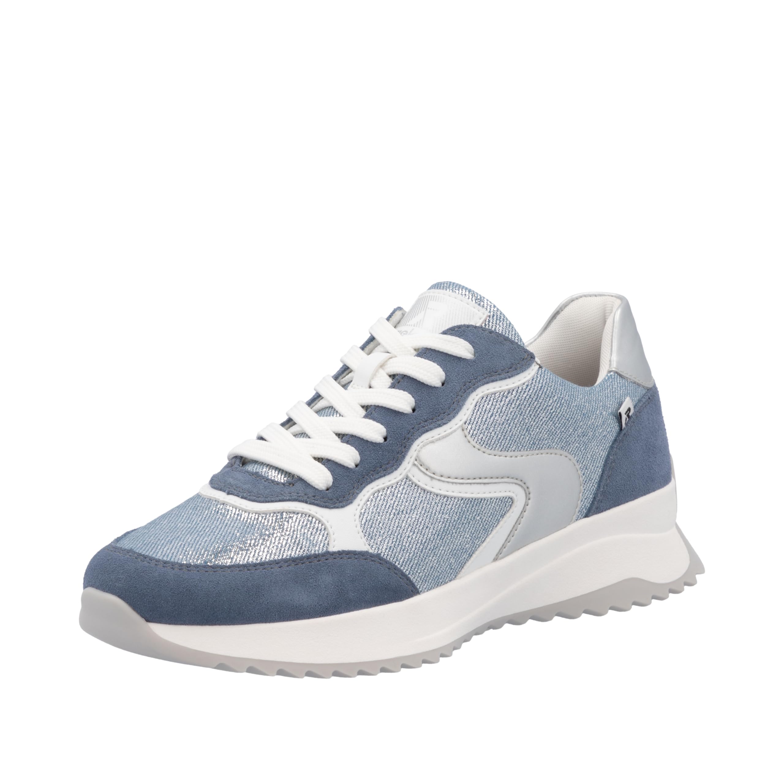 Rieker Women's W1307 Low Trainers, Blue, 3.5 UK