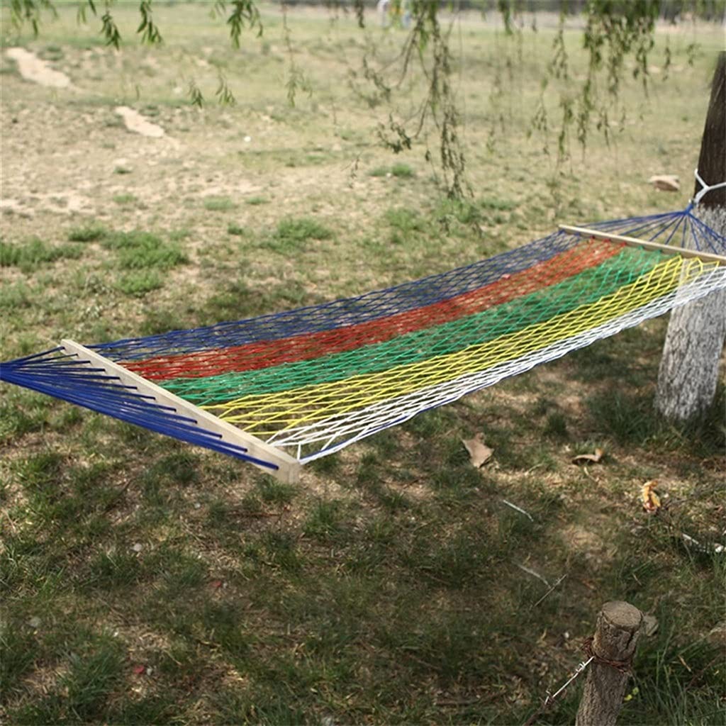 Podróżny hamak kempingowy Przenośne podróże hamaki kempingowe - wygodne wiszące nylonowe netto hamp z hamak śpiący na podróż ogrodu plażę