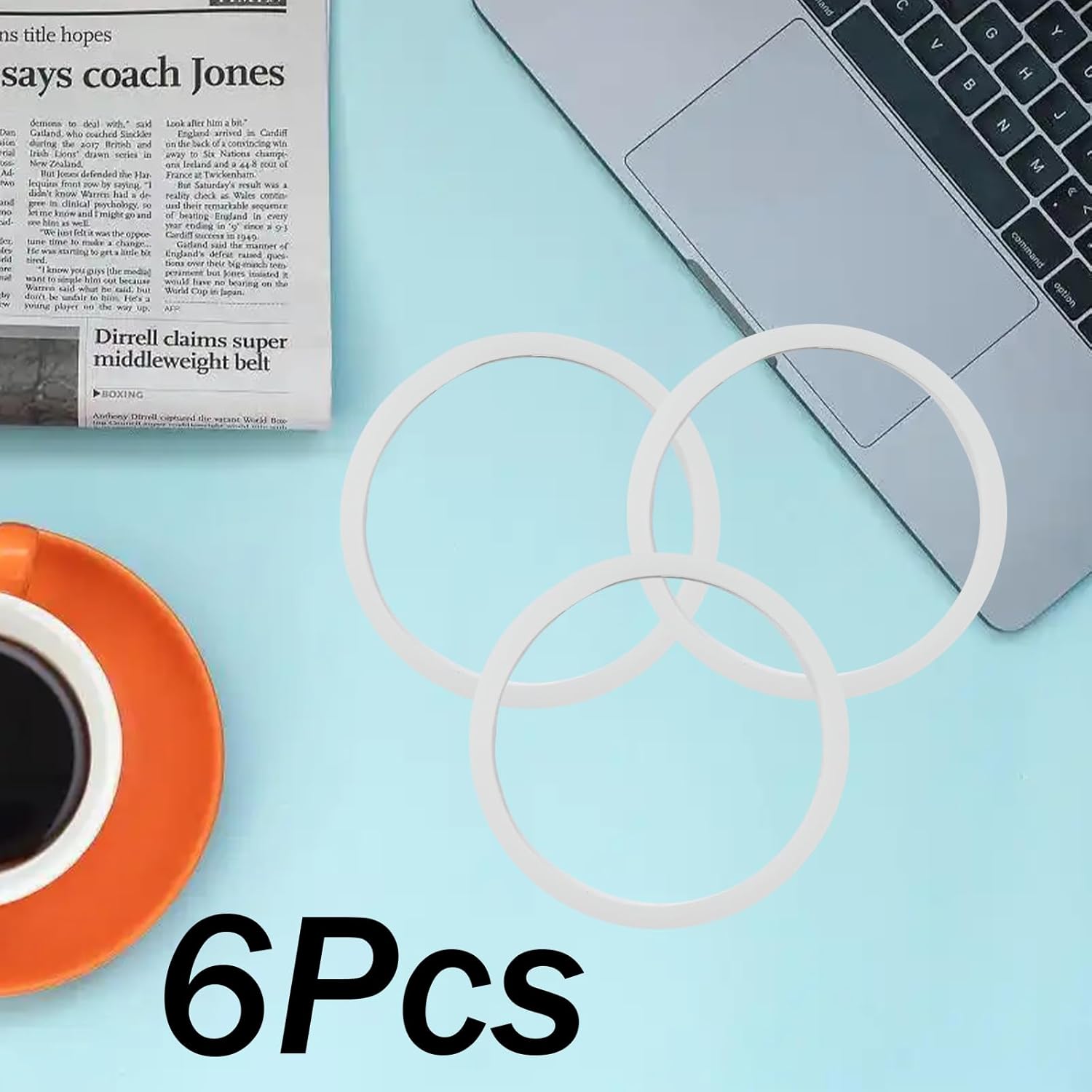 6 Pcs Bottle O Seal Ring Replacement Compatible with Owala FreeSip, Rubber Lid Gasket Replacement Bottle Accessories for Owala - Image 6