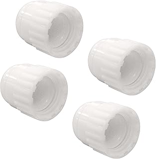 Dairy Fu RV Plumbing Fittings 06860, 1/2" Female End Cap Terminator Drain Cap, Pex Pipe Tubing Fittings (4)
