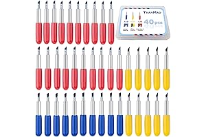 Original Replacement Blades for Cricut Maker Machines Cutting Set 40pcs Deep Point...