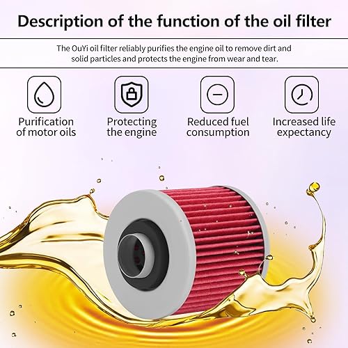 Miniatura 5 de Filtro de aire de motocicleta, filtro de aceite y bujía de repuesto para Yamaha YFM700R Raptor 700R 2006-2022 YFM700 R Raptor 700 Special Edition