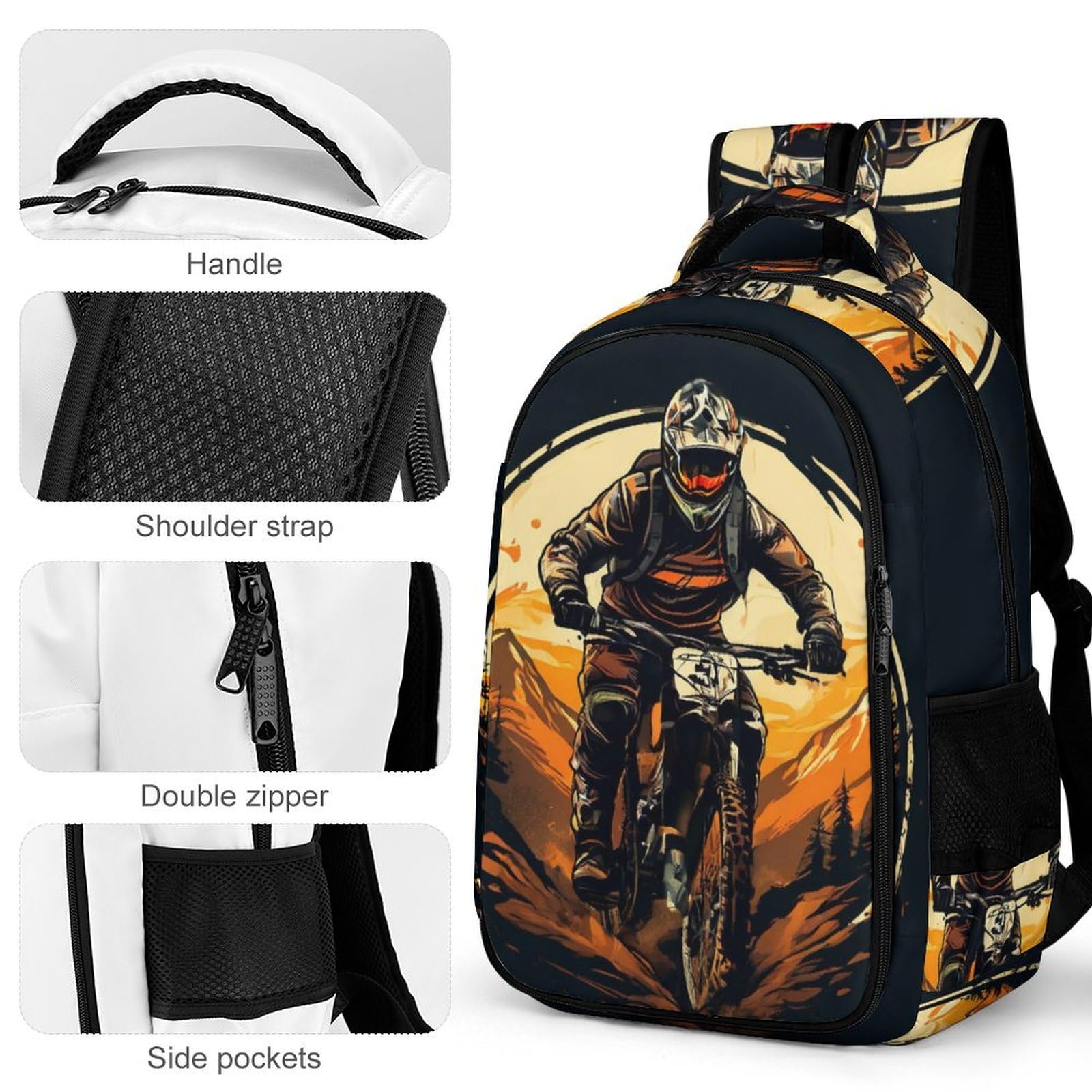 Motocicletas Mochilas Para Niños Bicicleta De Montaña Mochilas Escolares Para Niños En Edad Preescolar De Jardín De Infantes Secundario Mochilas Para Caminar
