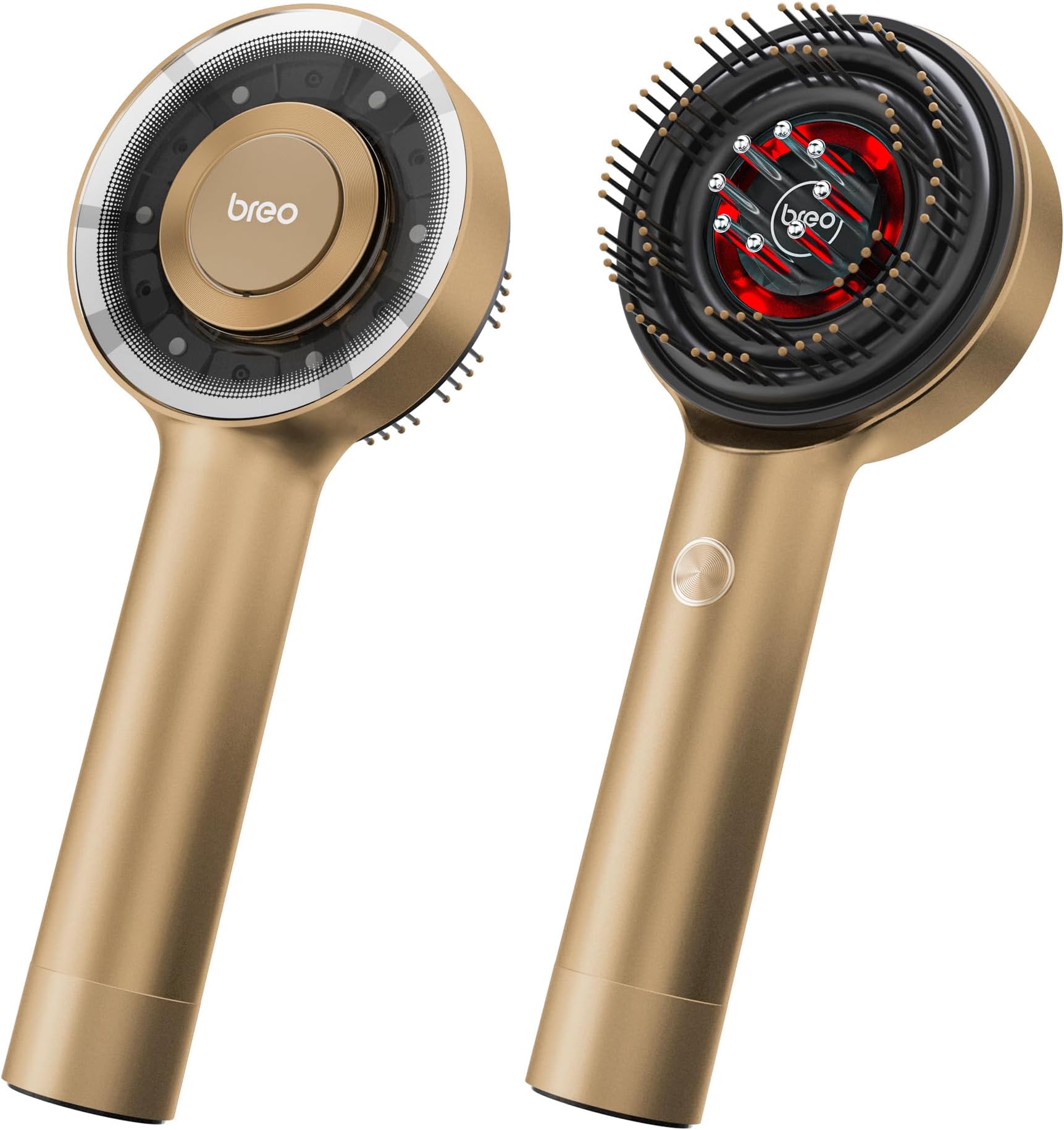 Breo Scalp3 Electric Scalp Massager with Red Light Therapy for Hair Growth, Hair Massager with Hair Oil Applicator for Hair Loss Treatment, Waterproof & Cordless Head for Scalp, Gift for Men & Women