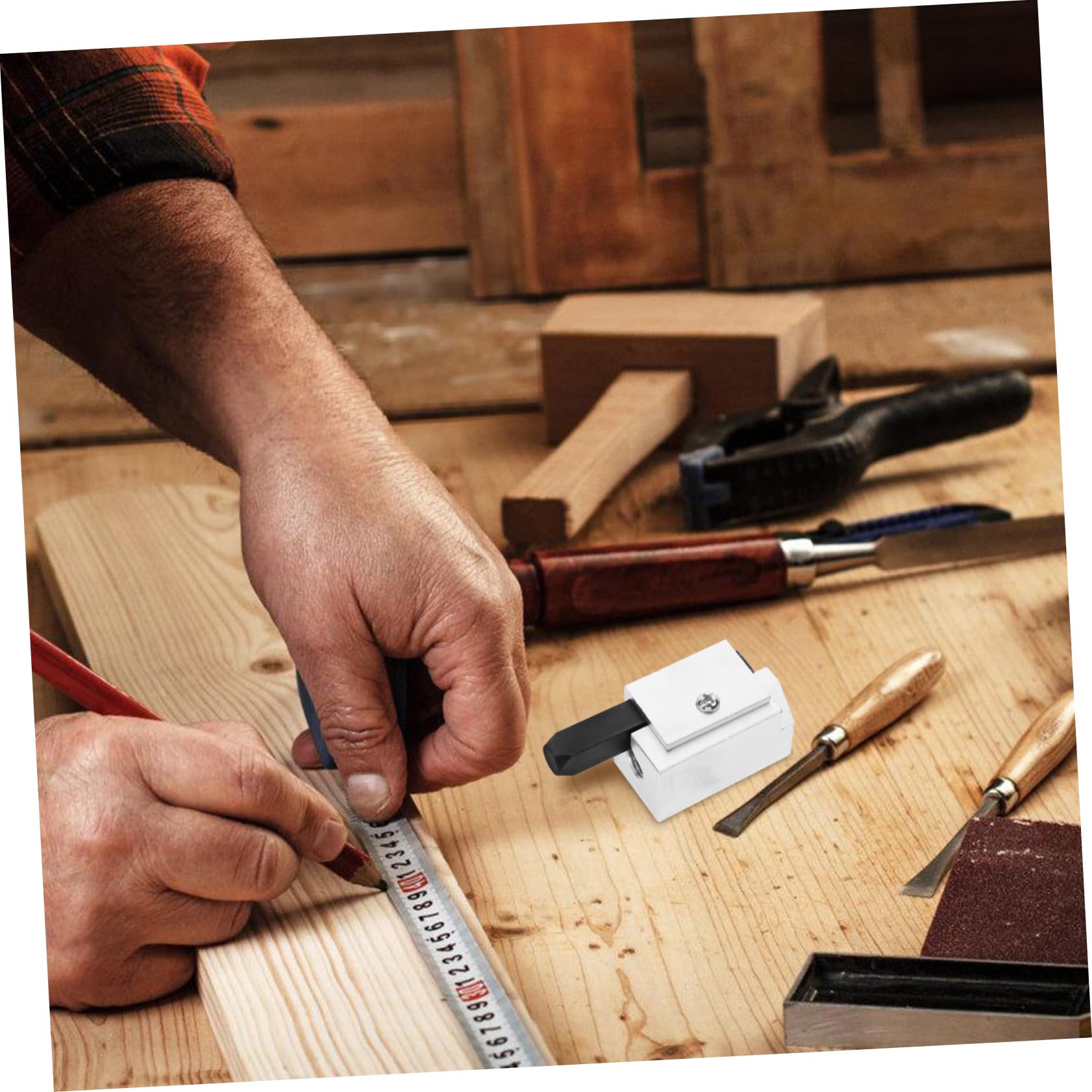 Artibetter 4pezzi Scalpello Angolare Compatto Utensile Per Mortasatura Cerniere Strumento Versatile Per Falegnameria e Fai Da Te Resistente e Portatile Per Interni Ed Esterni