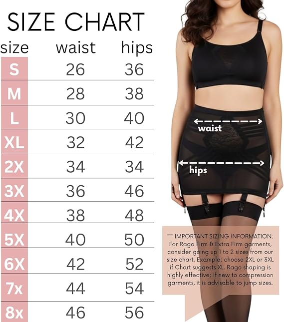 Style 1361 | Open Bottom Girdle with Firm Shaping | Six Metal Garters | Made in USA |