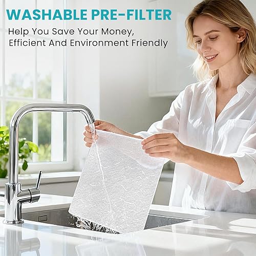 Miniatura 5 de Purificadores de aire para el hogar, cubierta de monitor de calidad del aire PM 2.5 de hasta 2200 pies cuadrados con modo mascota, temporizador,