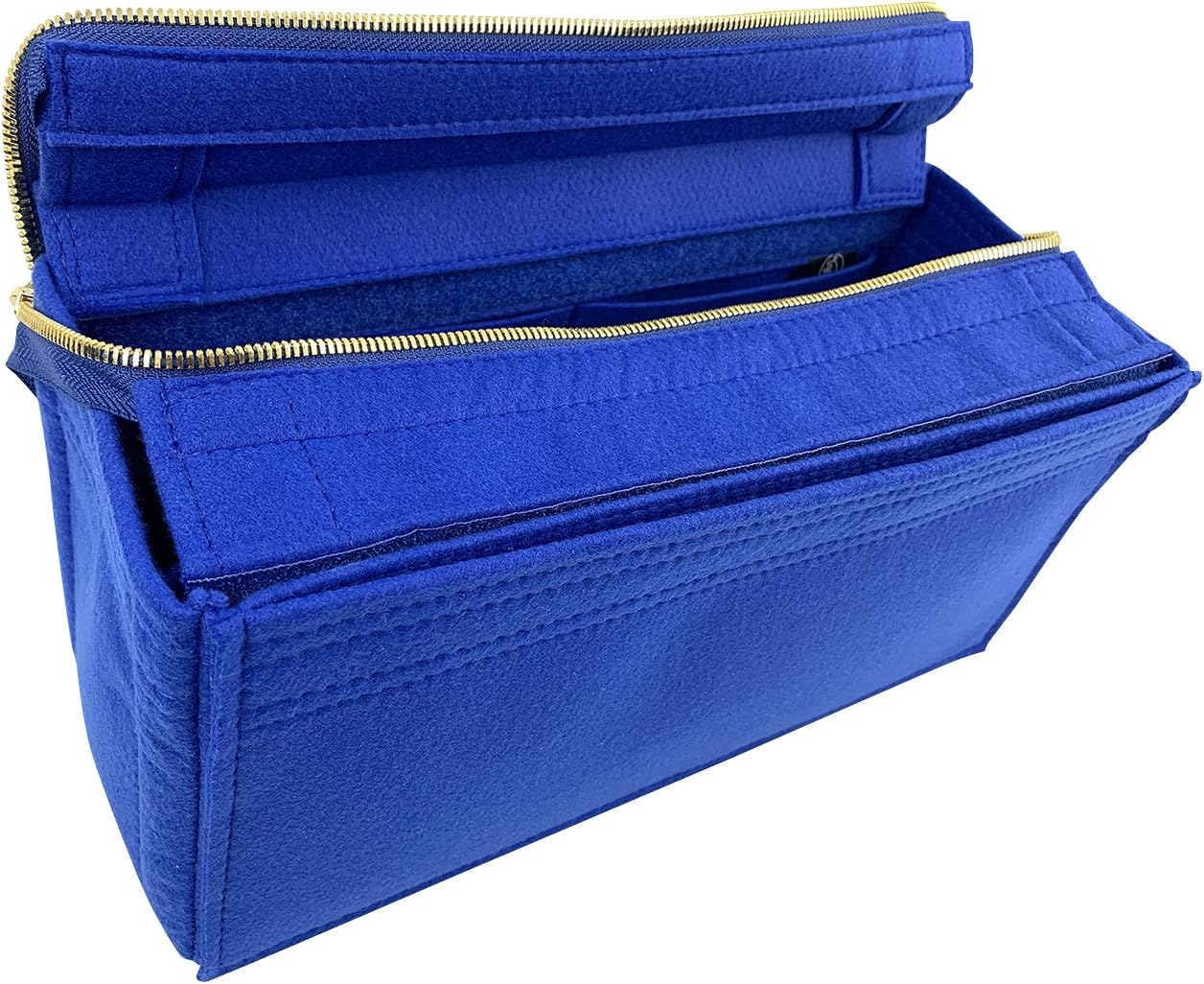 Bag Organizer for Dior Book Tote Large [Detachable Zipper Top Cover] - Premium Felt (Handmade/20 Colors)