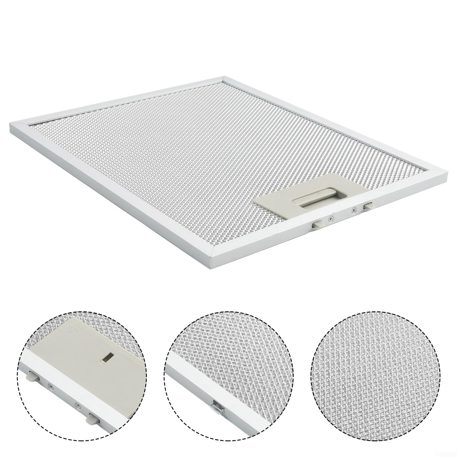 Filtr do okapu kuchennego, Aluminiowy filtr przeciwtłuszczowy z metalowym filtrem do okapu kuchennego 290x240x9mm