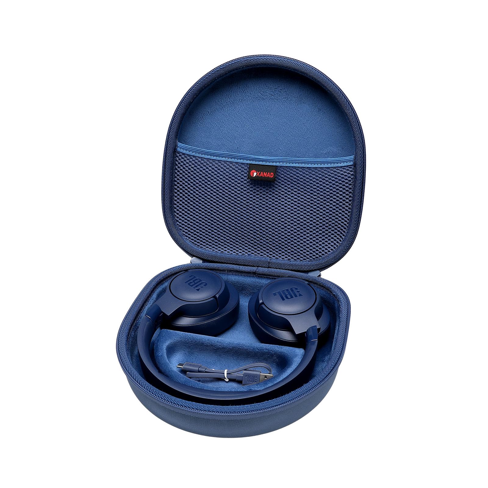 XANAD Carrying Case for Sony WH-1000XM4 / WH-1000XM5 / WH-CH720N / WH-CH520 / WHCH710N / WH-CH510 Wireless Headphones (Blue)