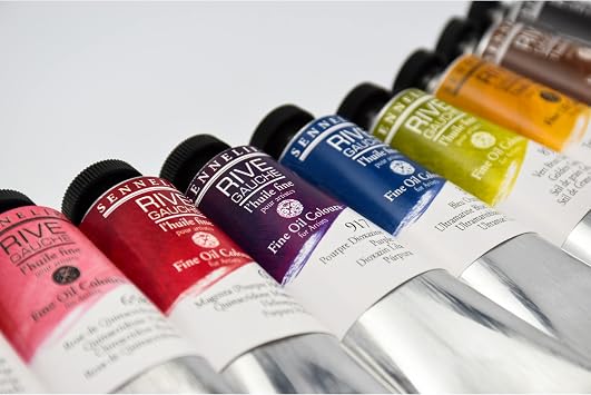 SENNELIER Rive Gauche Fine Oil Color for Artists, 10 Colors, 21ml Each (10-130303-1)