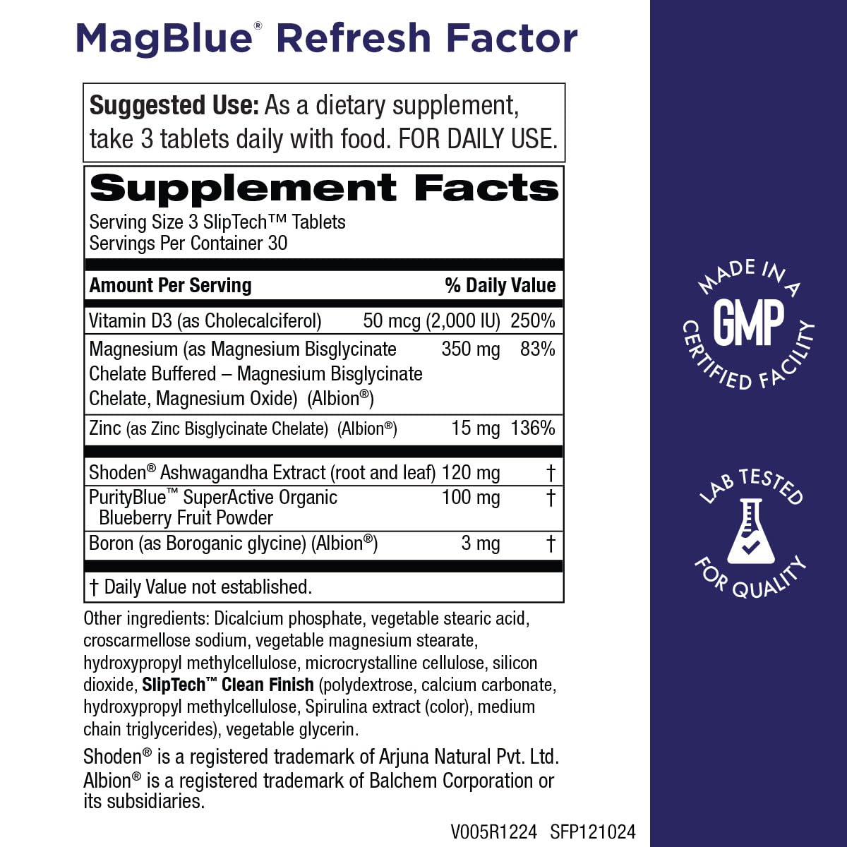 Amazon.com: Purity Products MagBlue Refresh Factor Super