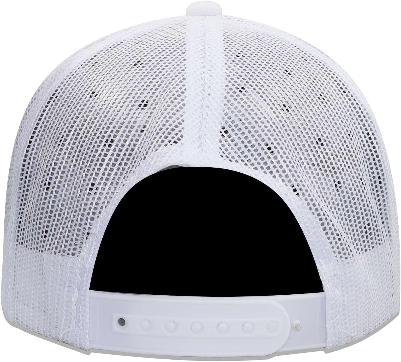 Bass Pro Shops Trucker Hat, Olive, 100% Polyester, Mesh Back Cap with Logo Patch (White) - Image 4