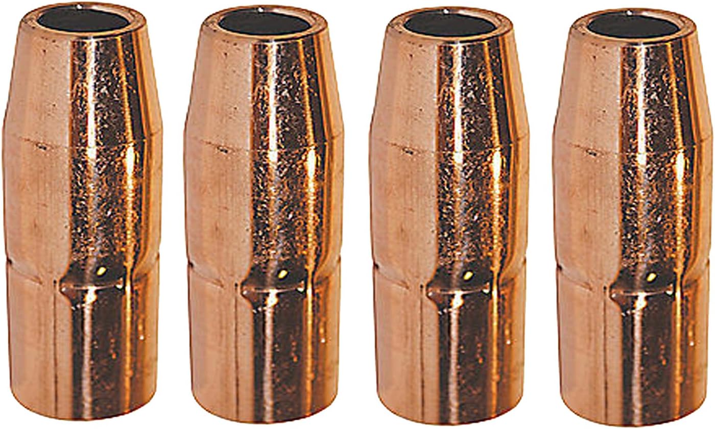 Welding Nozzles 169-724 169724 1/2" for Miller M25/M40 MIG Welding Guns-4PK