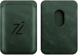 اي زون حامل بطاقات مغناطيسي - قم بترقية تجربة ماج سيف الخاصة بك - تصميم أنيق وعملي - لظهر الموبايل - محفظة جوال مغناطيسية - ايفون اخضر للكبار من الجنسين