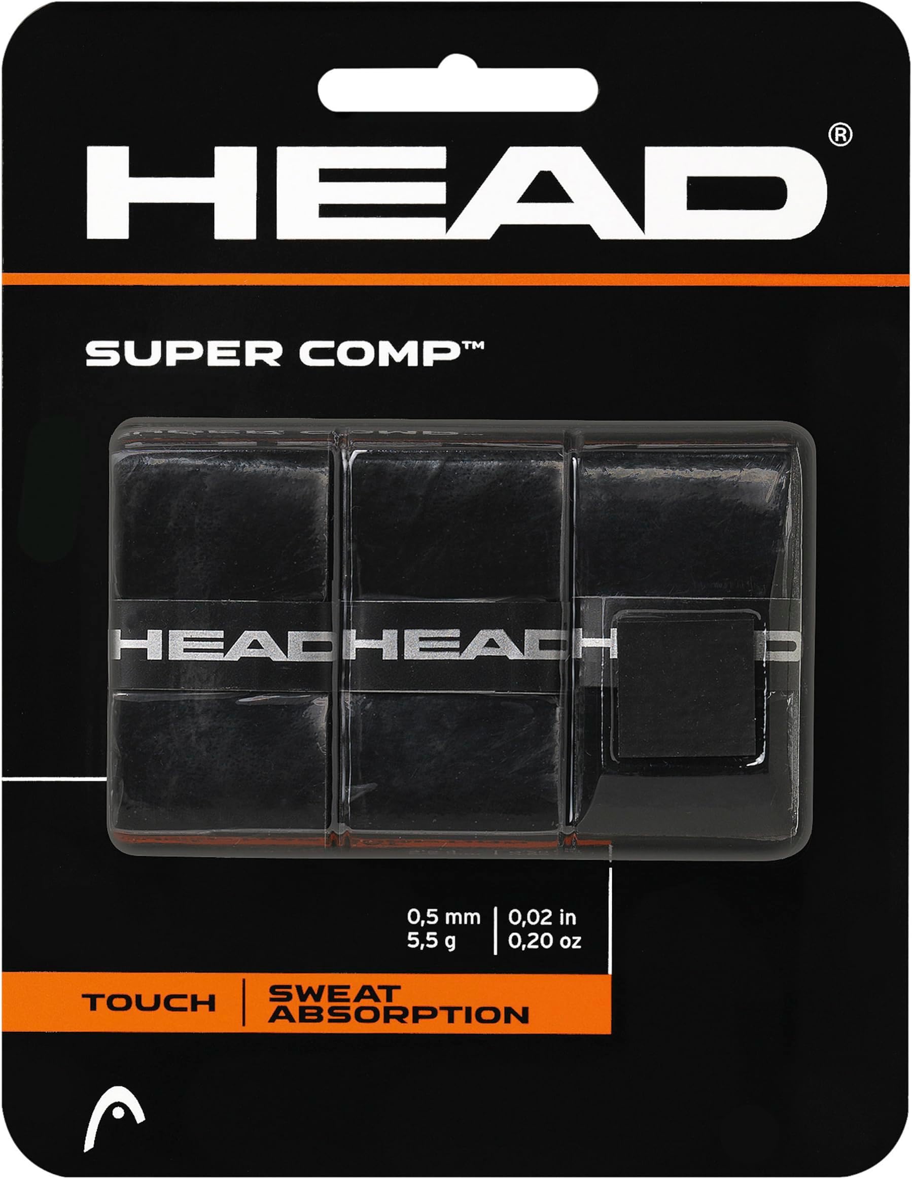 HEAD Contour Cushion Pro Tennis Racket Replacement Grip - High-Tack, Perforated, Moisture Absorption
