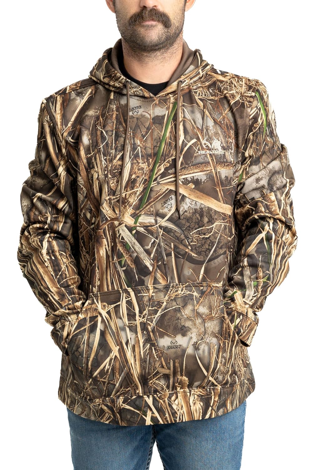 RealtreeMen's Camo Midweight Hunting Performance and Sherpa Hoodies Pullover