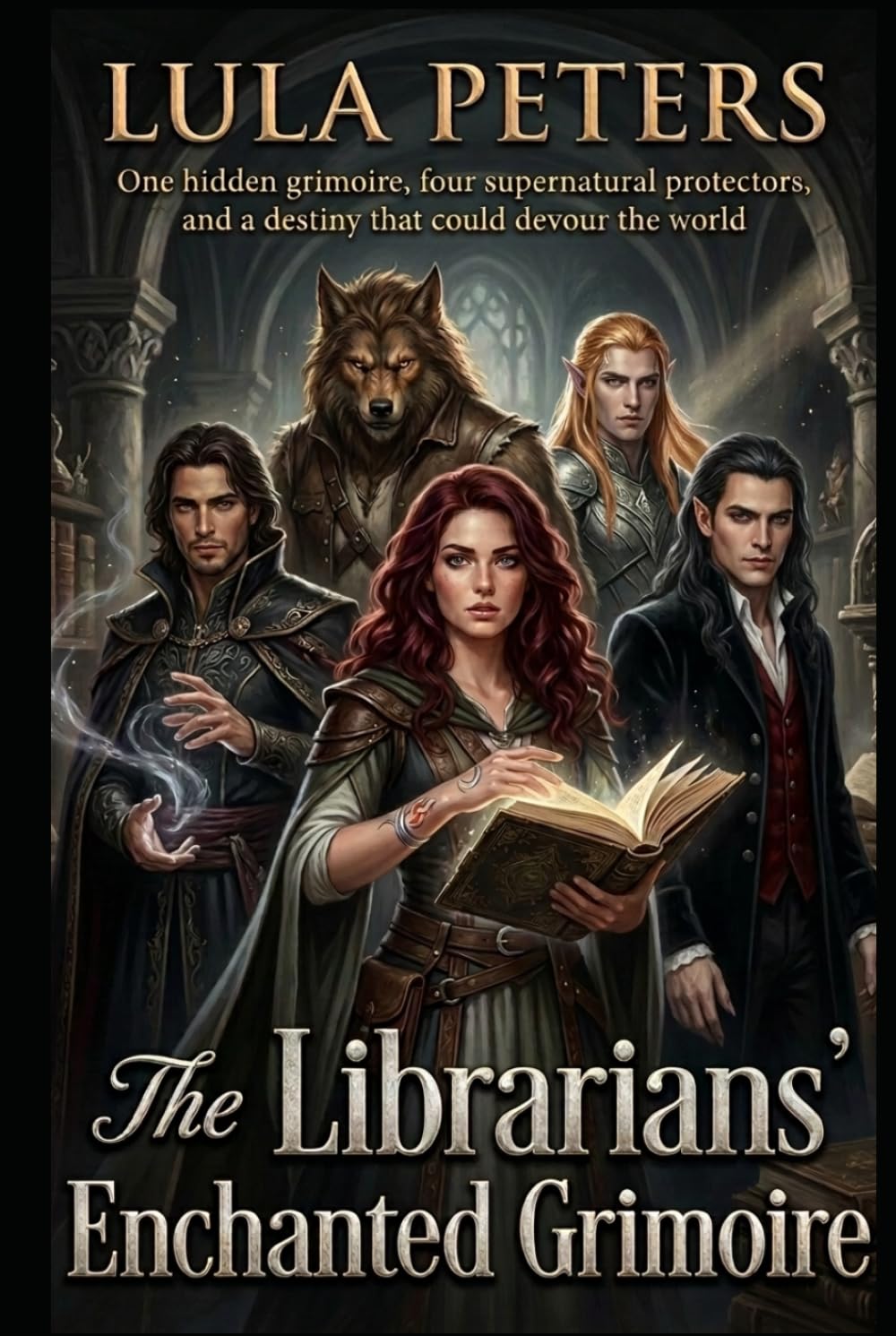 The Librarians' Enchanted Grimoire: One hidden grimoire, four supernatural protectors, and a destiny that could devour the world (Shadow Market series)
