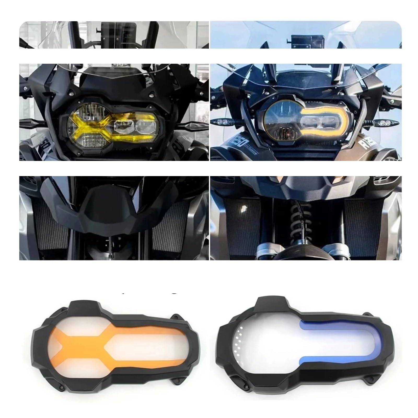 Fit For BMW R1200GS ADVENTUER R 1200 GS ADV R1250GS R1250 GS Adventure Aluminum Motorcycle Headlight(B)