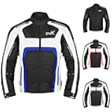 Spyder Motorcycle Jacket for Men with Weather Resistant Cordura Textile Fabric for Enduro Motocross Jacket