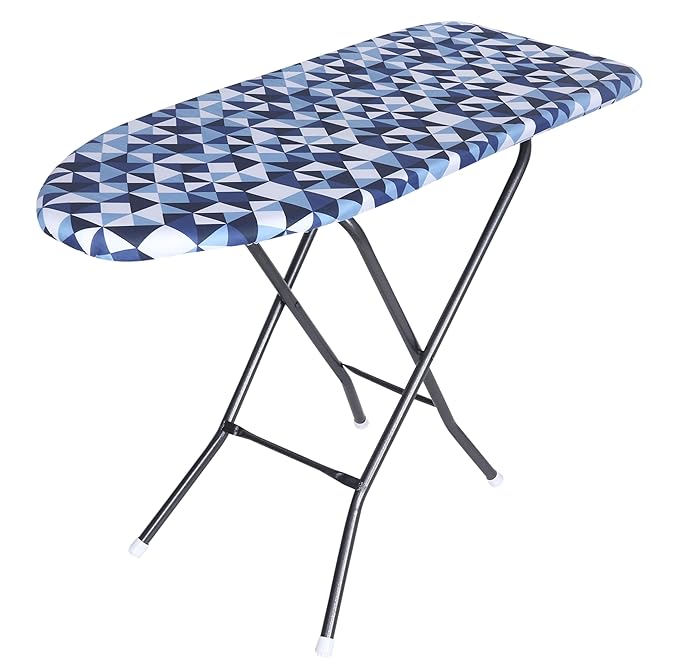FLIPZON Wooden Self Standing 18″ Unique Folding Premium Ironing Board/Table with Iron Holder, Foldable & Adjustable (122 x 47cm) – (Make in India) (Blue) at Rs. 1299