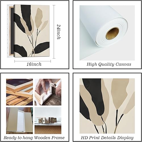 Vista 38 de Lienzo abstracto naranja para pared, póster naranja moderno, pintura geométrica abstracta, lienzo de lámina dorada, arte de pared naranja y dorado