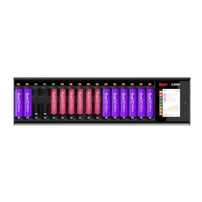 Buy ISDT N16 LCD Display Universal Battery Charger , 16Slot Speedy