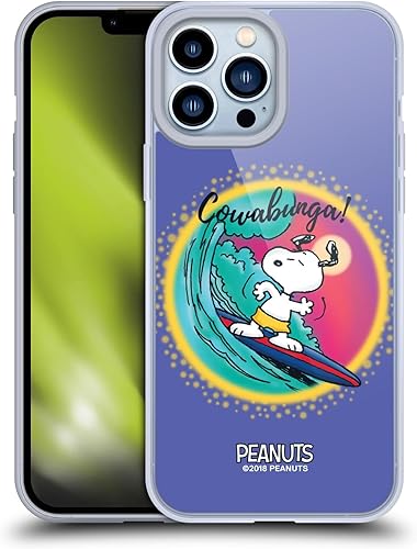 Vista 92 de Head Case Designs Funda de gel suave con licencia oficial de Peanuts I Love Pattern Snoopy Boardwalk Airbrush compatible con Apple iPhone 15