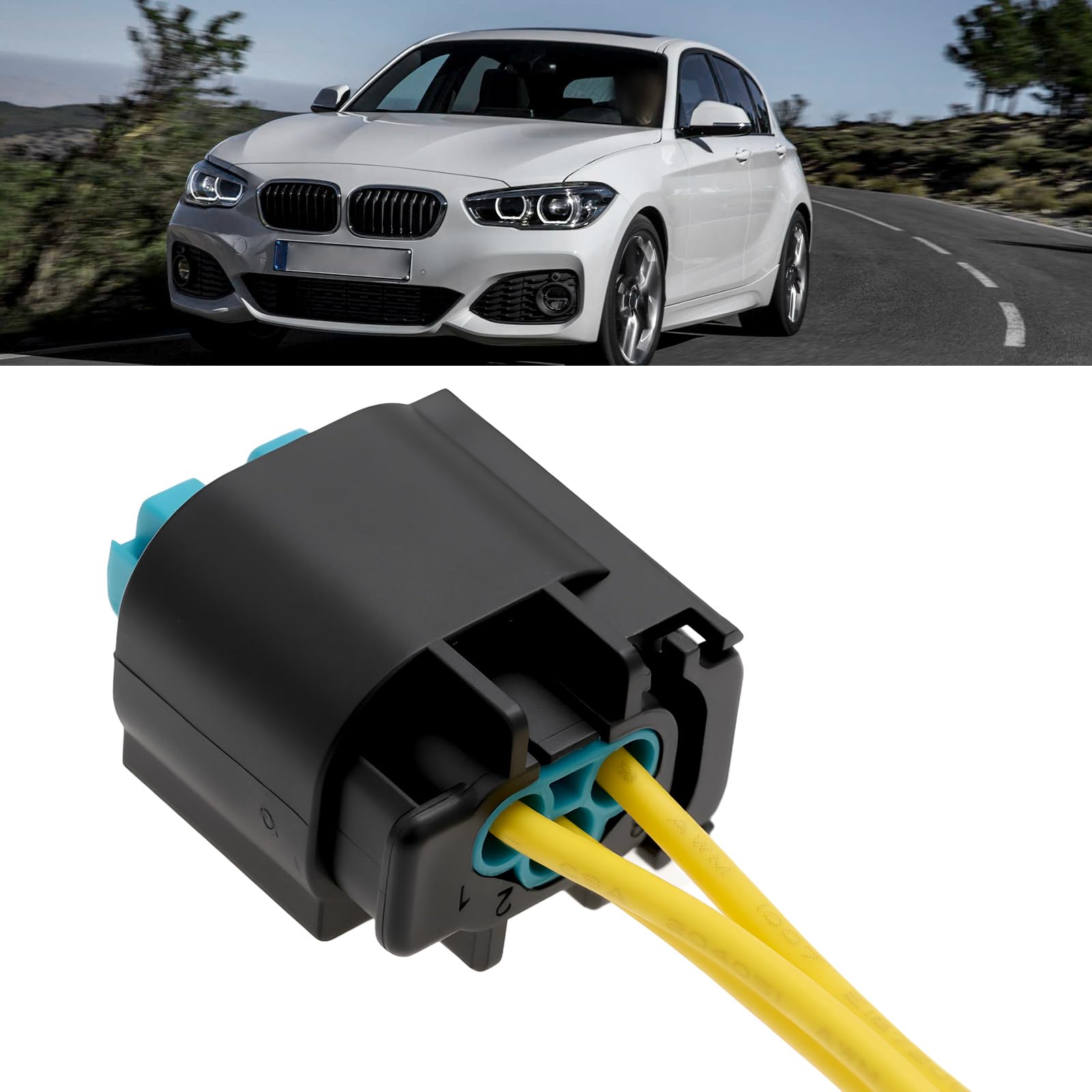 2 Pièces Connecteur De Réparation 3 Broches 12 V 83300413586 Compatible