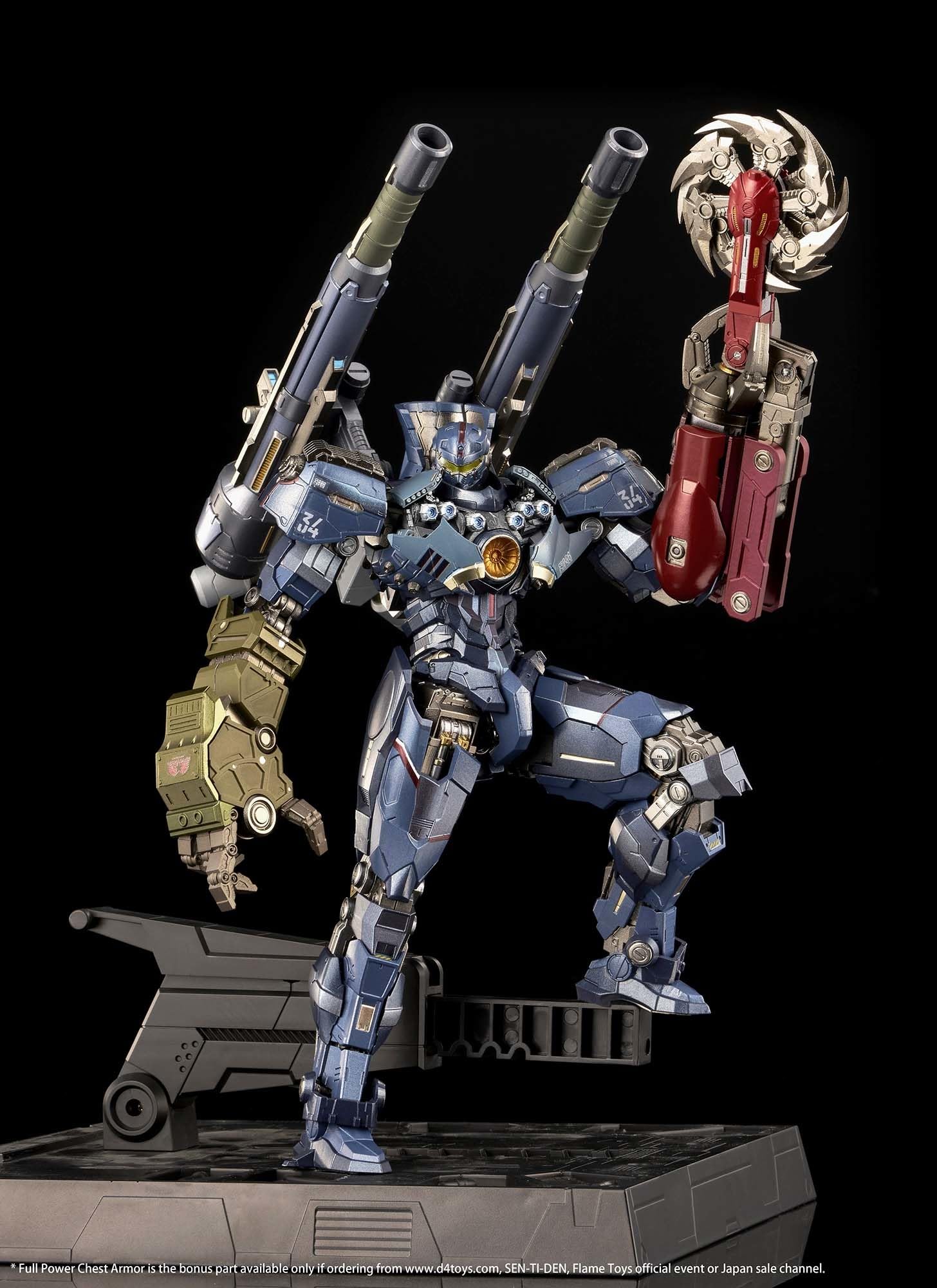 Flame Toys Pacific Rim Kuro Kara Kuri Gipsy Danger Figurine 21 cm