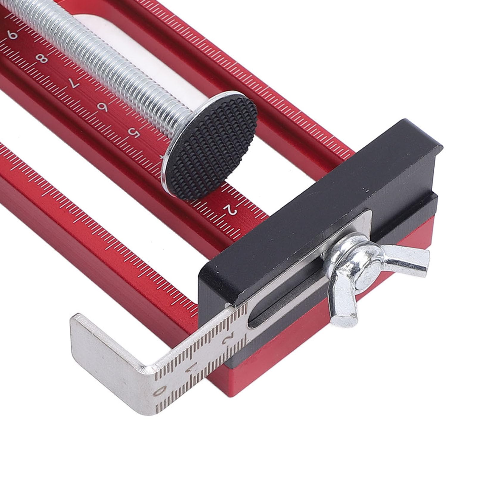 Cocoarm Poradnik Kołysania z Kołysaniem Okładu Zestaw Wierienca Poradnik Puncher 10 Tuleje Wiertła Trwałe Aluminium Konstrukcja Regulowane Zaciski 4-15 Mm do Obróbki Drewna Projekty Szafki Sprzętowe
