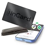Ultra-Thin Air Tag 0.07in Wallet Tracker (Both iOS and Android) IP68 Bluetooth GPS Tracker for Bags Passport Works with Find My (Apple MFi Certified) & Google Find My Device - 5 Year Battery Life