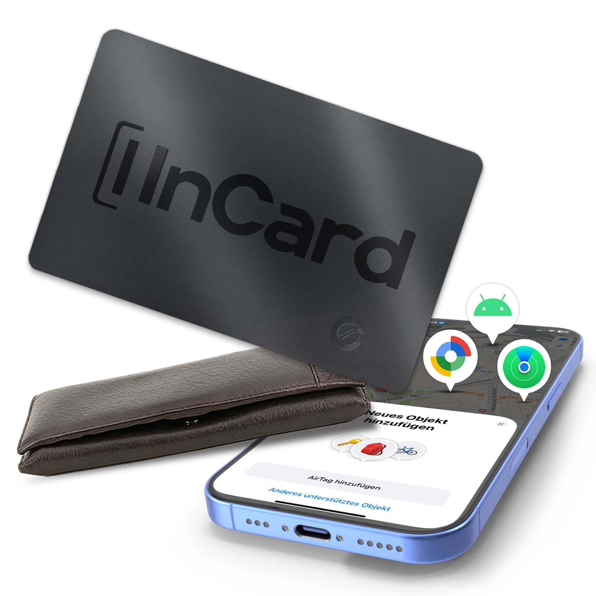 Amazon.com: Ultra-Thin Air Tag 0.07in Wallet Tracker (Both iOS and
