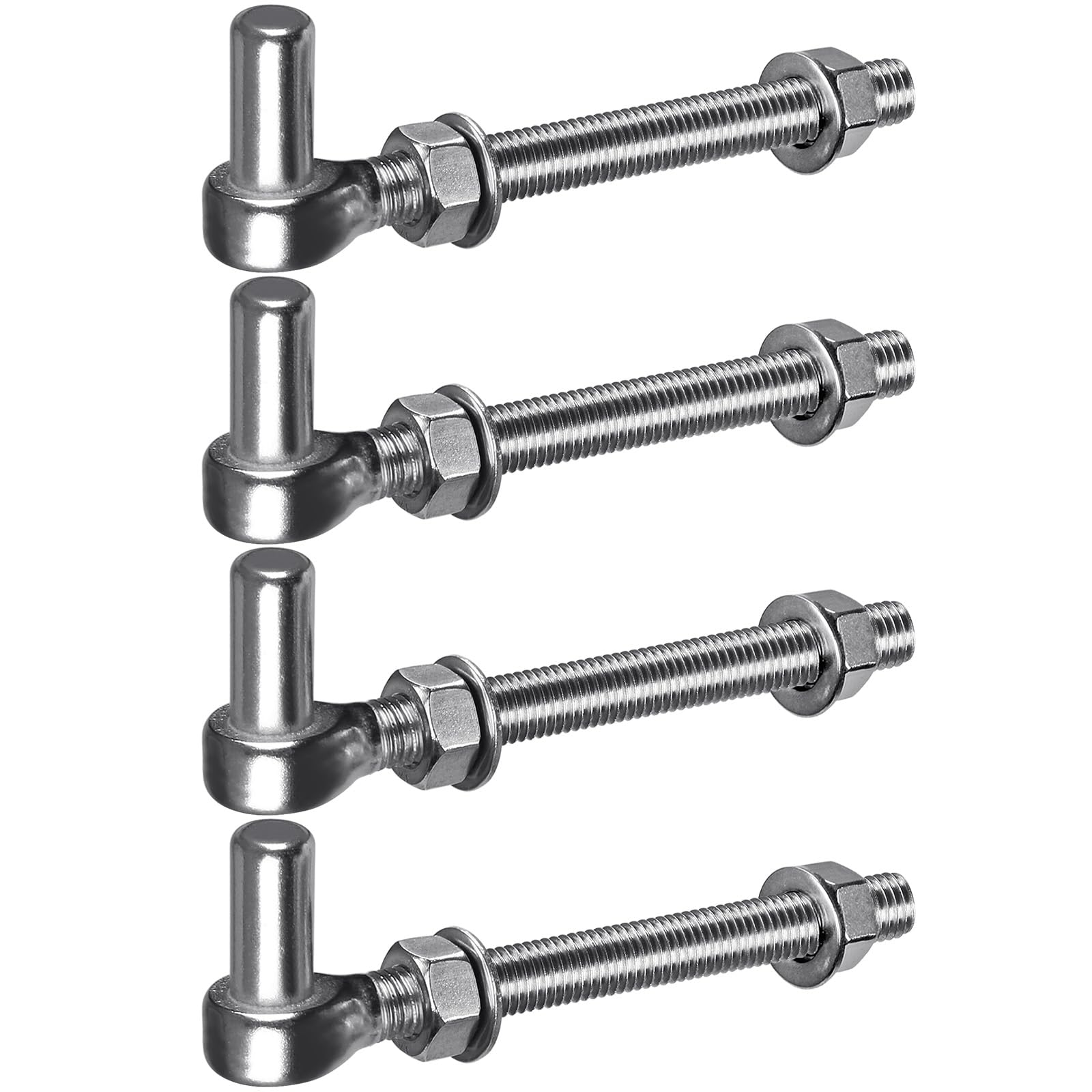 Charnière de portail en acier inoxydable 304 robuste pour porte de ferme M16