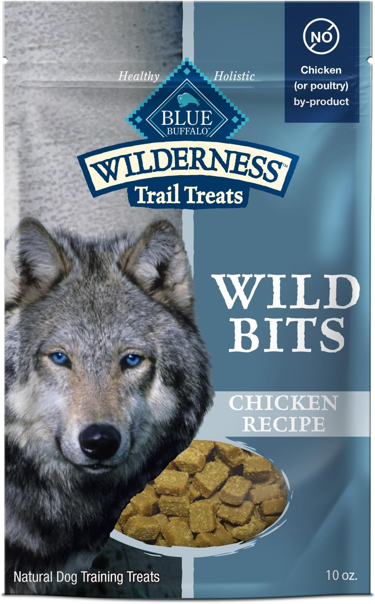 Wilderness Wild Bits Soft & Chewy Training Treats for Dogs, Grain-Free, Chicken Recipe, 10-oz. Bag